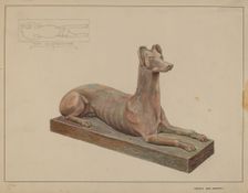 Cast Iron Dog, c. 1937. Creator: Francis Law Durand