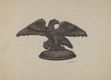 Cast Iron Eagle, c. 1937. Creator: Austin L. Davison