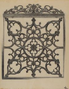 Cast Iron Gate, 1938. Creator: Ralph Atkinson