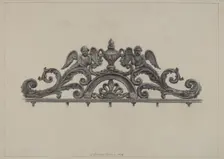 Cast Iron Gate Top, 1938. Creator: J. Howard Iams