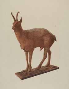 Cast Iron Goat, 1940. Creator: Lucille Chabot