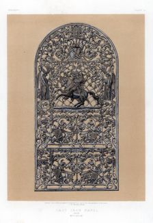 Cast Iron Panel from Mulheim Germany, 19th century. Artist: John Burley Waring