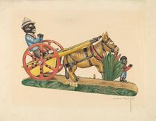 Cast Iron Toy Bank, c. 1939. Creator: Bertha Semple