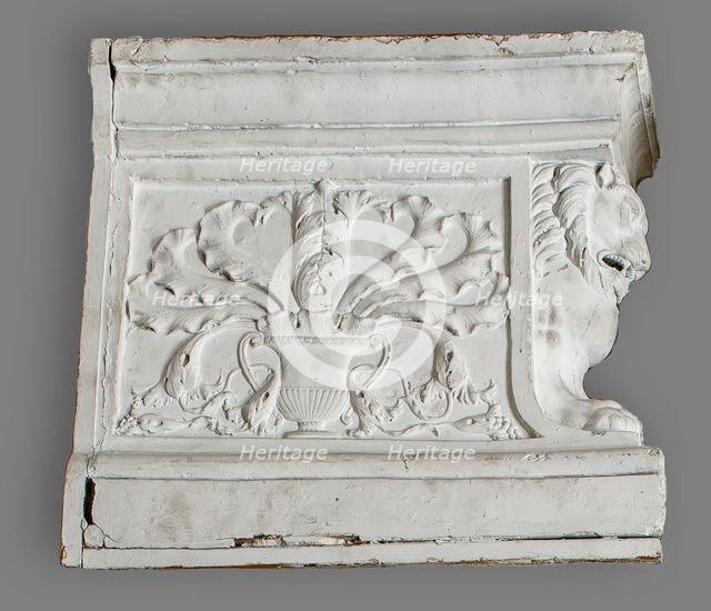 Cast of table leg, (late 18th century?). Creator: Unknown.