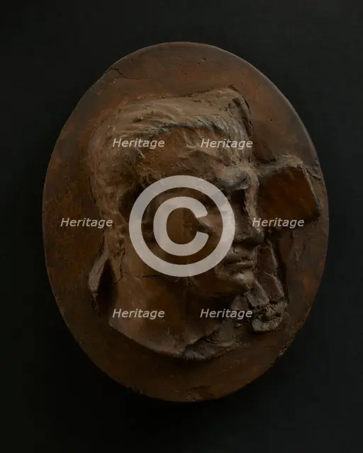 Cast of the head of Trajan. Creator: Unknown.