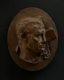 Cast of the head of Trajan. Creator: Unknown