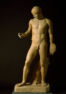 Cast of the Standing Discobolus, (1872?). Creator: Unknown