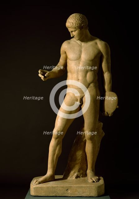 Cast of the Standing Discobolus, (1872?). Creator: Unknown.