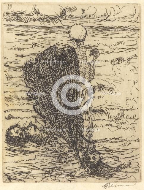 Cast of a Net (Le coup de filet), 1900. Creator: Paul Albert Besnard.