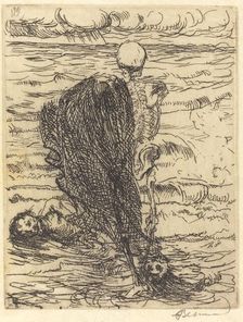 Cast of a Net (Le coup de filet), 1900. Creator: Paul Albert Besnard