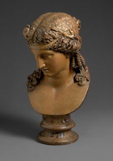 Cast of a Bust of Bacchus, (19th century?). Creator: Unknown