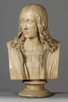 Cast of a bust of Raphael, 1833. Creator: Unknown