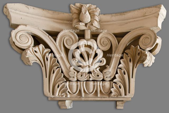 Cast of a Corinthian pilaster capital, (19th century?). Creator: Unknown.