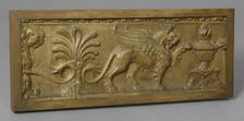 Cast of a fragment of a frieze depicting a Griffin and Candelabrum, late 18th cent-(early 19th cent? Creator: Unknown