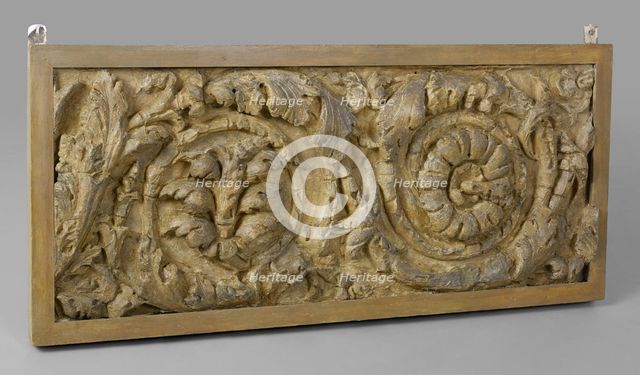 Cast of a scrolling acanthus frieze, late 18th century-early 19th century. Creator: Unknown.