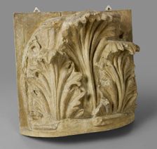 Cast of acanthus leaves and cauliculi of Corinthian capital, late 18th century-early 19th century. Creator: Unknown