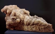 Cast of Aphrodite and Dione...from east pediment of Parthenon, c438-433 BC, (c1820s).. Creator: Unknown