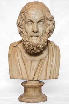 Cast of Bust of Homer, (2nd century BC), (4th century BC), (1816?). Creator: Unknown