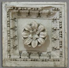 Cast of coffer from central passageway, late 18th or early 19th century. Creator: Unknown