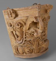 Cast of Corinthian-type capital, late 18th century-early 19th century. Creator: Unknown