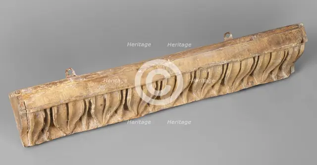 Cast of cyma recta, possibly from an upper cornice, late 18th century-early 19th century. Creator: Unknown.