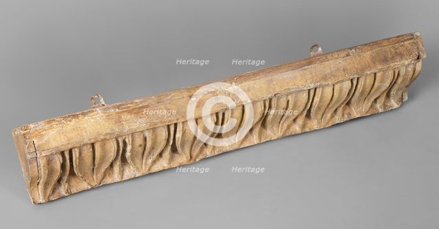 Cast of cyma recta, possibly from an upper cornice, late 18th century-early 19th century. Creator: Unknown.