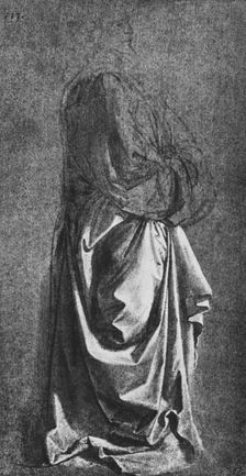 Cast of Drapery for a Standing Figure c1470 (1945). Artist: Leonardo da Vinci