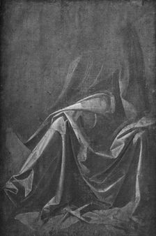 Cast of Drapery for a Seated Figure c1475 (1945). Artist: Leonardo da Vinci
