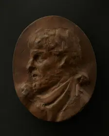 Cast of head of bearded rower. Creator: Unknown