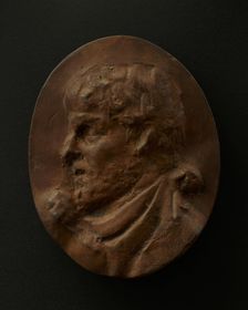 Cast of head of bearded rower. Creator: Unknown