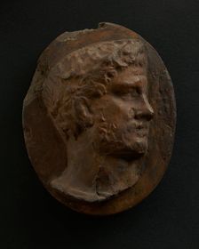 Cast of head of bearded Roman. Creator: Unknown