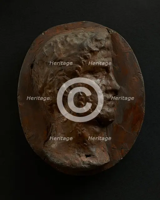 Cast of head of bearded Roman. Creator: Unknown.