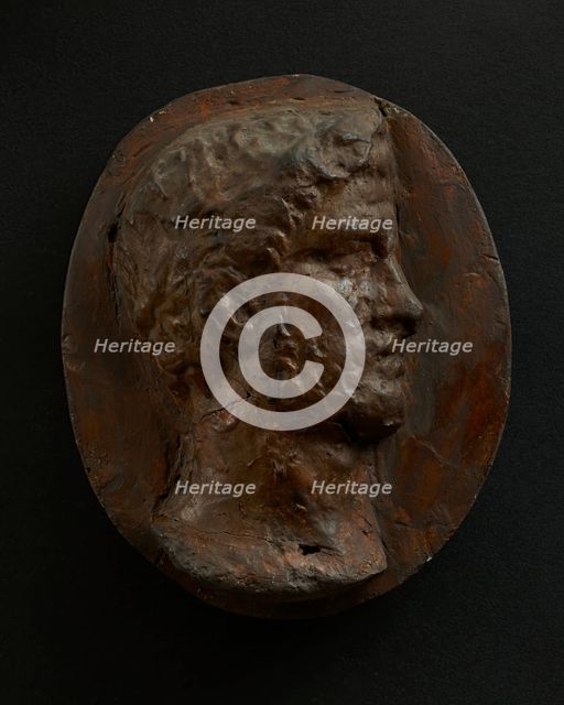 Cast of head of bearded Roman. Creator: Unknown.