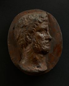 Cast of head of bearded Roman. Creator: Unknown