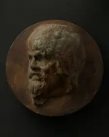 Cast of head of Dacian prisoner. Creator: Unknown