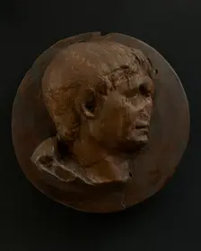 Cast of head of Trajan. Creator: Unknown