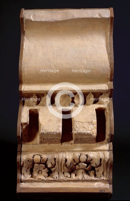 Cast of impost of central arch, AD 203, (late 18th- early 19th century). Creator: Unknown.