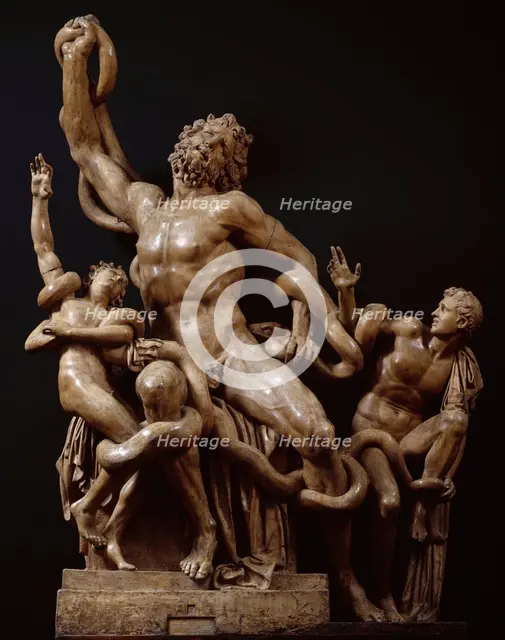 Cast of Laocoön and his Sons (Roman version of a lost Greek original), c1816, original c100BC-50AD. Creator: Unknown.