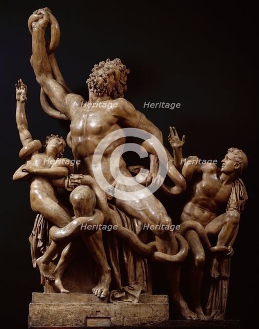 Cast of Laocoön and his Sons (Roman version of a lost Greek original), c1816, original c100BC-50AD. Creator: Unknown.