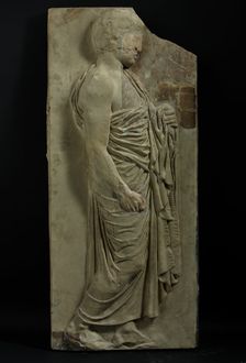 Cast of marshal from East frieze of Parthenon (figure 48 of Slab VI), 19th century. Creator: Unknown
