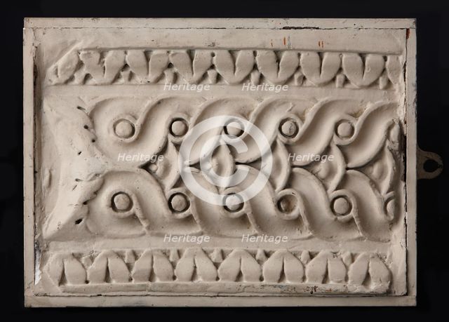 Cast of part of a curving soffit from a round building, late 18th century. Creator: Unknown.