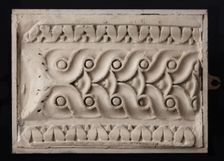 Cast of part of a curving soffit from a round building, late 18th century. Creator: Unknown