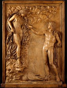 Cast of relief showing Perseus and Andromeda, 18th century? Creator: Unknown