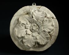 Cast of rosette with six external petals, 19th century?. Creator: Unknown