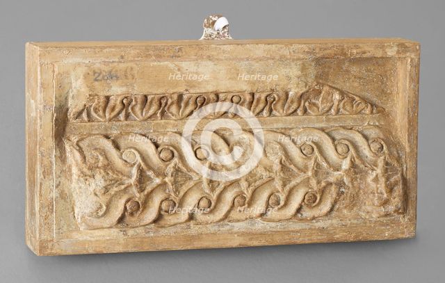 Cast of soffit panel from an architrave block, late 18th century-early 19th century. Creator: Unknown.