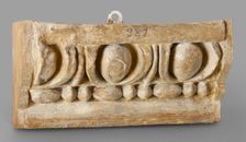 Cast showing egg-and-dart above bead-and-reel from lower cornice, 19th century. Creator: Unknown