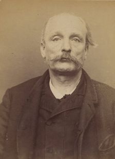 Castallou. Charles. 53 ans, né le 4/10/41 à Paris IIe. Tapissier. Anarchiste. 16/3/94., 1894. Creator: Alphonse Bertillon