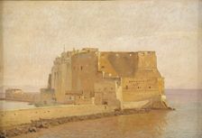Castel dell'Ovo in Naples, 1839-1840. Creator: Christen Købke