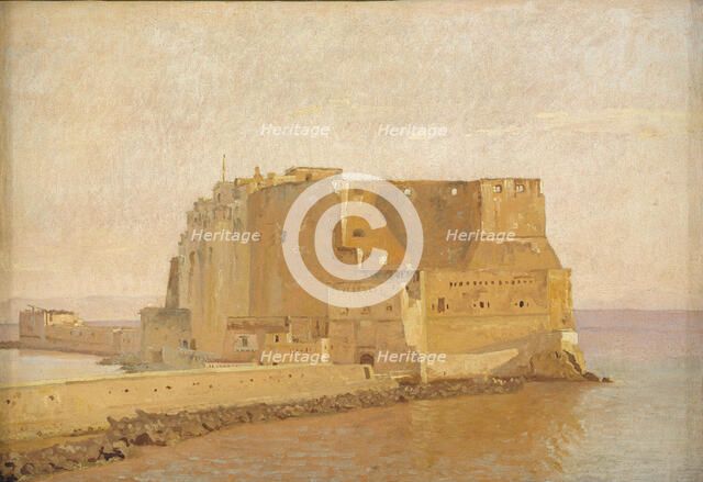 Castel dell'Ovo in Naples, 1839-1840. Creator: Christen Købke.
