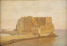 Castel dell'Ovo in Naples, 1839-1840. Creator: Christen Købke
